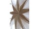 Champagne papírová zdobená hvězda Vintage Paper Star Glitt - 60 cm Chic Antique