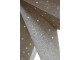 Závěsná champagne papírová zdobená hvězda Vintage Paper Star Glitt - 60 cm Chic Antique