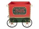 Červená kovová dekorace vláček Merry Express - 280*75*135 cm Clayre & Eef