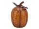 Oranžová antik kovová dekorace dýně Pumpkin Rust - Ø 18*25 cm Clayre & Eef