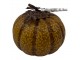 Hnědá antik kovová dekorace dýně Pumpkin Rust - Ø 17*16 cm Clayre & Eef