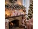 Vánoční dekorace růžový cukrový vláček Pastel Christmas Chic - 45*12*19 cm Clayre & Eef