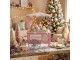 Vánoční dekorace zmrzlinový vozík Pastel Christmas Chic - 34*18*38 cm Clayre & Eef