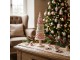 Vánoční dekorace stromek s perníčky Pastel Christmas Chic - Ø 8*26 cm Clayre & Eef