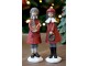 Vánoční dekorace chaleps c dívkou Noël – 4*4*14,5 cm Chic Antique