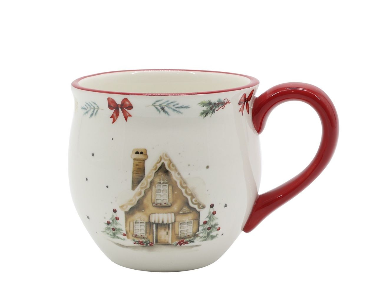 Vánoční keramický hrnek Chalet de Noël – Ø 10*9,5 cm