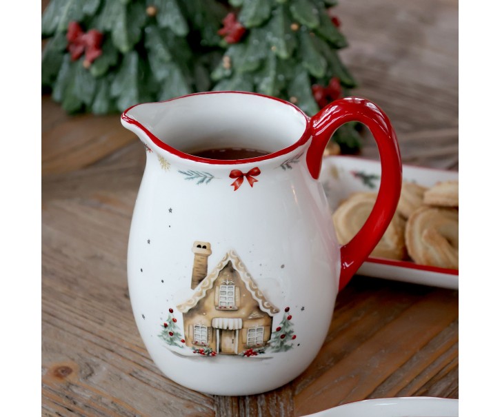 Chalet de Noël džbán – Ø11×14 cm Chic Antique