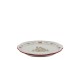 Vánoční keramický dezertní talířek Chalet de Noël – Ø 20,5*2 cm Chic Antique