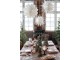 Vánoční keramický dezertní talířek Chalet de Noël – Ø 20,5*2 cm Chic Antique