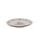 Vánoční keramický jídelní talíř Chalet de Noël – Ø 28*3 cm Chic Antique