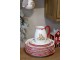 Vánoční keramický jídelní talíř Chalet de Noël – Ø 28*3 cm Chic Antique