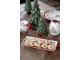 Vánoční keramický podnos Chalet de Noël – 28*12*3,5 cm Chic Antique