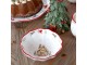 Vánoční keramická miska Chalet de Noël – Ø 14*4,5 cm / 300ml Chic Antique