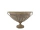 Kovový květináč na noze Flower Antique Mocca – Ø 56*38 cm Chic Antique