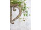 Kovový květináč na noze Flower Antique Mocca – Ø 56*38 cm Chic Antique