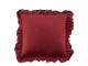 Sametový povlak na polštář Cherry s volánky – 45*45 cm Chic Antique