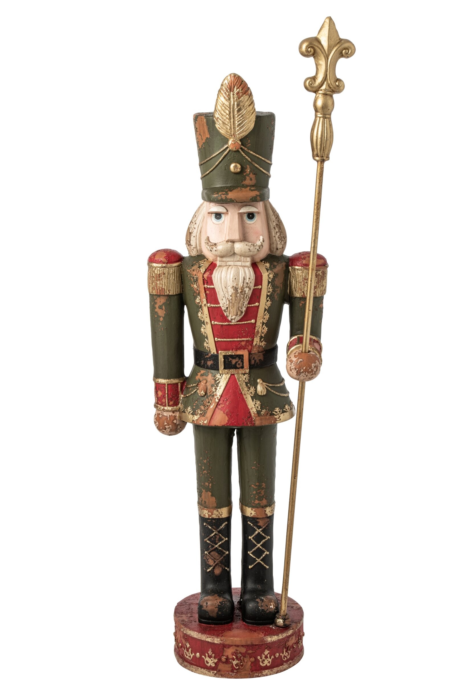 Venkovní antik vánoční dekorace louskáčka Nutcracker – 39*30*131 cm