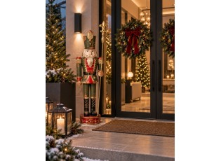 Venkovní antik vánoční dekorace louskáčka Nutcracker – 39*30*131 cm