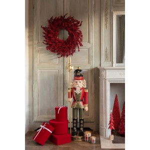Venkovní vánoční dekorace louskáčka Nutcracker – 30*25*110 cm