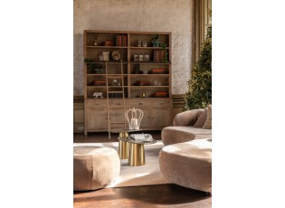 Béžový dekorační svícen královská koruna Vintage Chateau – 27,5*27,5*32 cm