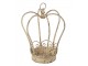 Dekorace Garden kovový Off-bílý – 27,5*27,5*32 cm J-Line by Jolipa
