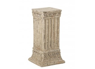 Béžový dekorační podstavec sloup na květiny Vintage Chateau – 38*38*75 cm