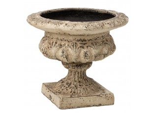 Béžový antik dekorační květináč Vintage Chateau – 56*56*50 cm