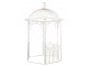 Bílý antik kovový zahradní altán Vintage Romance – 200*200*325 cm J-Line by Jolipa