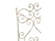 Bílá antik kovová zahradní židle Vintage Romance – 44*49,5*95 cm J-Line by Jolipa