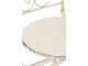 Bílá antik kovová zahradní židle Vintage Romance – 44*49,5*95 cm J-Line by Jolipa