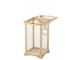Lucerna Chamonix Fir dřevěný přírodní velký – 25*26*61 cm J-Line by Jolipa