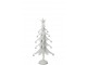 Bílý antik kovový stromek s rolničkami Christmas Tree – 25*11*56 cm J-Line by Jolipa