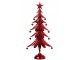 Červený kovový stromek s rolničkami Christmas Tree L – 25,5*11,5*56 cm J-Line by Jolipa