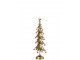 Zlatý kovový stromek s rolničkami Christmas Tree L – 25,5*11,5*56 cm J-Line by Jolipa