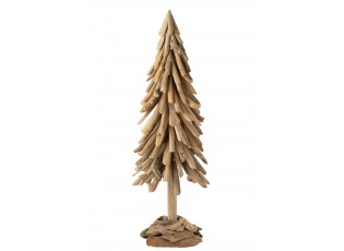Velký dřevěný vánoční stromek z naplaveného dřeva Driftwood – 40*40*100 cm