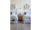 Bílá antik nástěnná polička Chic Antique s 6 přihrádkami – 50*14,5*37 cm Chic Antique