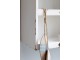Bílá antik nástěnná polička Chic Antique s 6 přihrádkami – 50*14,5*37 cm Chic Antique