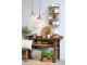 Bílý antik kovový nástěnný regál se 4 policemi Chic Antique – 40*19*73 cm Chic Antique
