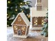 Perníková chaloupka Gingerbread Noël LED – 9,5*5*12,5 cm / 2xLR44 Chic Antique