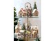 Perníková chaloupka Gingerbread Noël LED – 9,5*5*12,5 cm / 2xLR44 Chic Antique