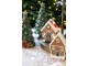 Perníková chaloupka Gingerbread Noël LED – 9,5*5*12,5 cm / 2xLR44 Chic Antique
