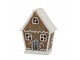 Perníková chaloupka Gingerbread Noël LED – 9,5*5*12,5 cm / 2xLR44 Chic Antique