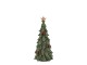 Zelený vánoční stromek s mašlemi Noël Tree z polyresinu – Ø 15,5*32 cm Chic Antique