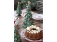 Zelený vánoční stromek s mašlemi Noël Tree z polyresinu – Ø 15,5*32 cm Chic Antique