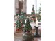 Hudební skříňka Cherry Noël Tree s vánočním stromečkem – Ø 10*19 cm Chic Antique