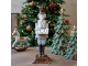 Dekorace figurka Louskáček Cherry Noël s kalendářem – 10*10*31,5 cm Chic Antique