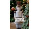 Dekorace figurka Louskáček Cherry Noël s kalendářem – 10*10*31,5 cm Chic Antique