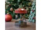 Hudební natahovací skřínka Noël s kolotočem z polyresinu – Ø 12*22 cm Chic Antique