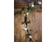 Zelený veniec Fleur v tvare srdca s ihličím as 25 LED svetielkami – 30*4*32 cm Chic Antique