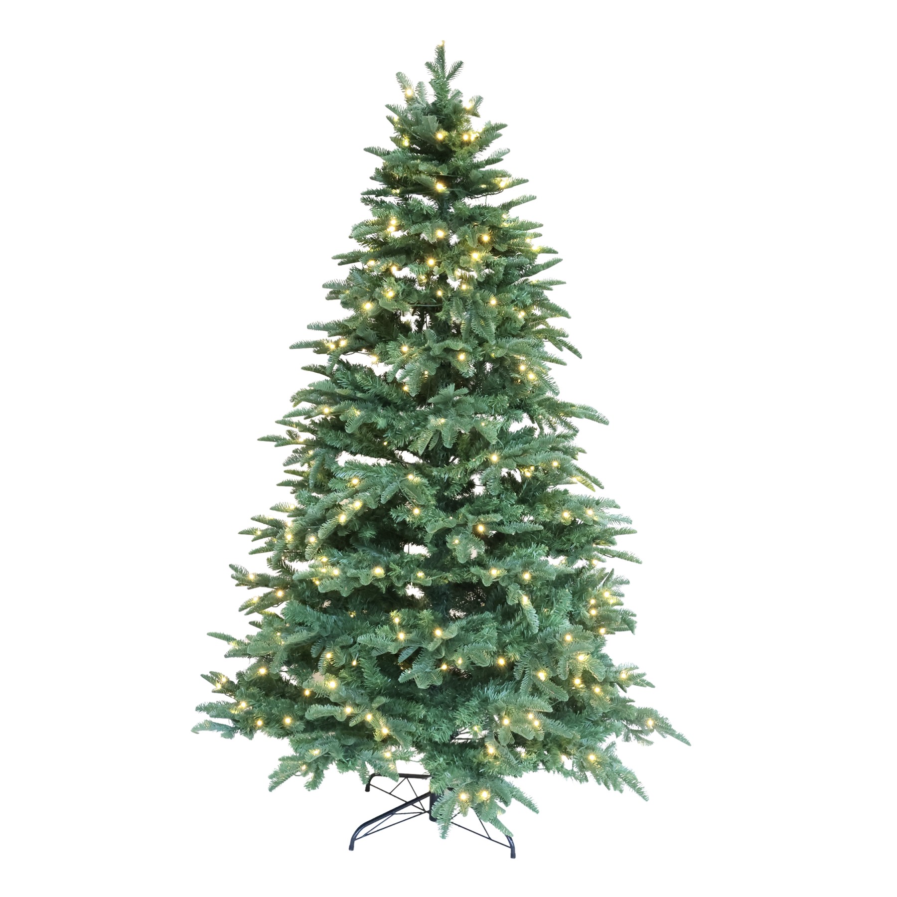 Zelený vánoční strom Fleur se 400 LED světýlky – Ø 95*210 cm